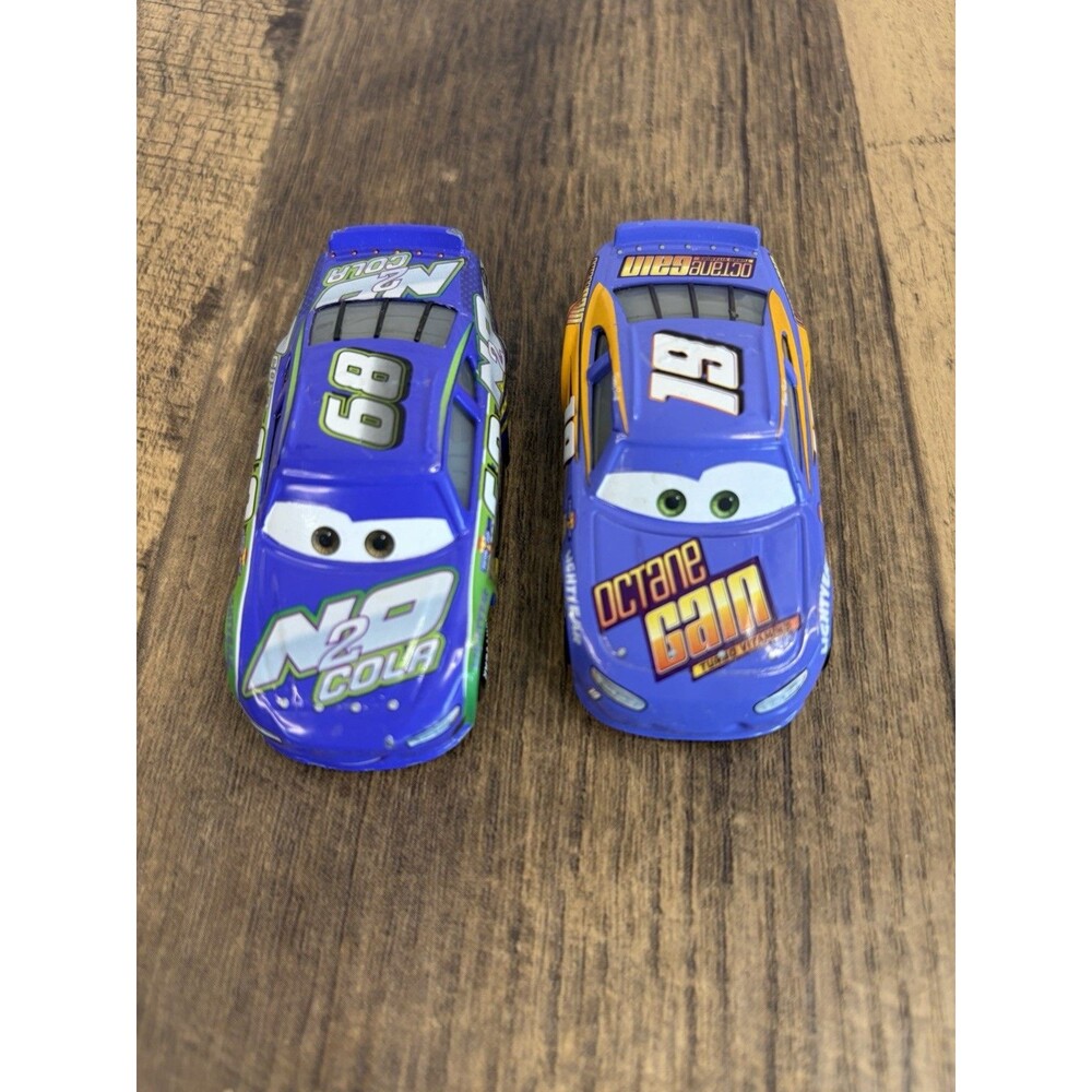7 Disney Pixar Cars Hicks Depost McQueen N2O Cola Swift Finn Hippie Van 1:55 - Picture 8 of 16